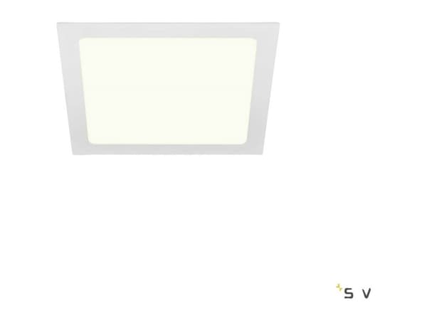 SLV SENSER 24 DL, LED, 4000 K, 1240 lm, IP20, Valkoinen