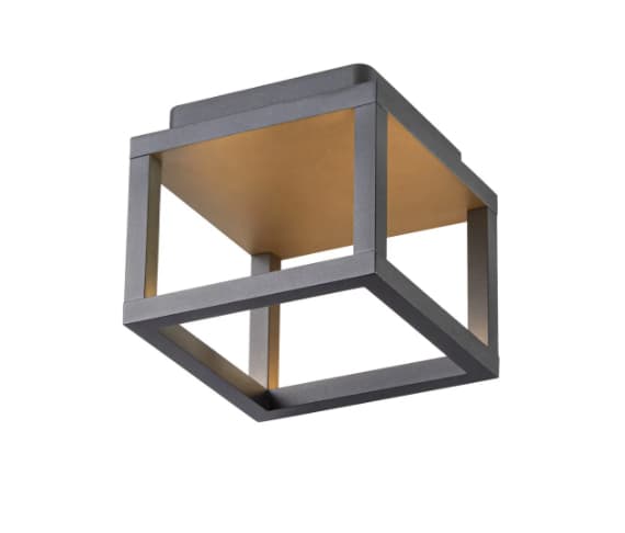 SLV QUADRULO CL, Vägg-/takbelysning för utomhusbruk, Antracit, Gjuten aluminium, IP55, Entré, Garage, Terass, I