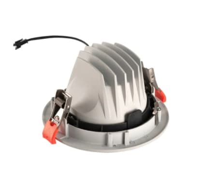 SLV NUMINOS MOVE DL L, Innsunket spotlight, 1 ampuller, LED, 3000 K, 2150 lm, Hvit