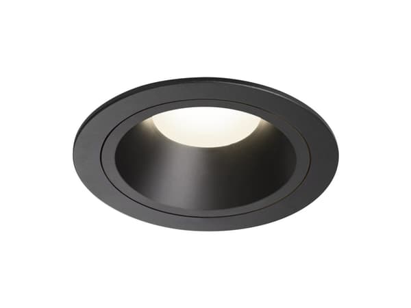 SLV NUMINOS DL L, 1 lampor, LED, 4000 K, 2350 LM, IP20, IP44, Svart