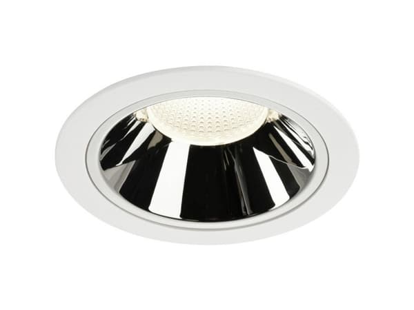 SLV Numinos DL XL, Innsunket spotlight, 1 ampuller, LED, 4000 K, 3750 lm, Hvit