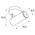 Miniatyrbilde 3 av 5: SLV NUMINOS S, Innsunket spotlight, 10,42 W, 4000 K, 1100 lm, 220-240 V, Hvit