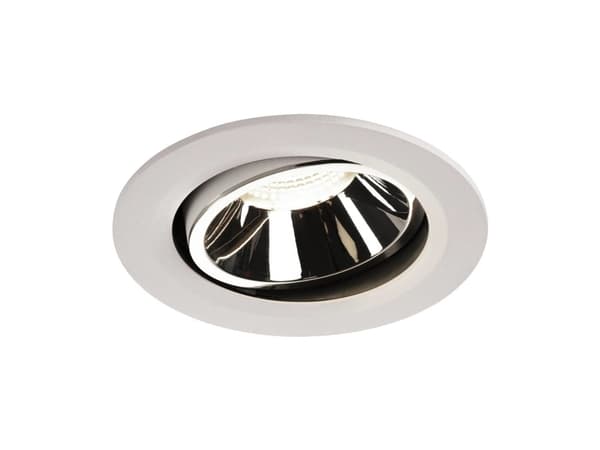 SLV Numinos Move DL L, Innsunket spotlight, 1 ampuller, LED, 25,41 W, 4000 K, Hvit