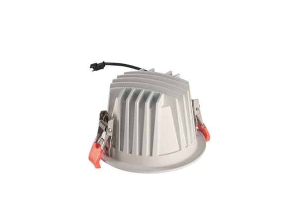 SLV NUMINOS DL L, Innsunket spotlight, 1 ampuller, LED, 4000 K, 2350 lm, Sort, Hvit