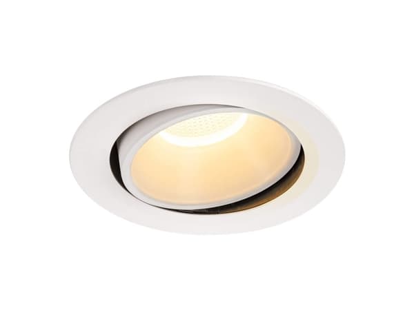 SLV Numinos Move DL XL, Innsunket spotlight, 1 ampuller, LED, 37,4 W, 3000 K, Hvit