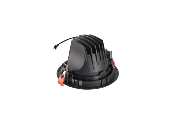 SLV Numinos Move DL XL, Innsunket spotlight, 1 ampuller, LED, 37,4 W, 3000 K, Sort