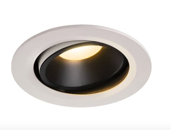 SLV NUMINOS MOVE L, Nedtryckbar spotlight, 1 lampor, 25,41 W, 2150 LM, Vit