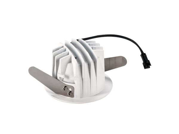 SLV NUMINOS, Innsunket spotlight, Ikke-utskiftbare pærer, 1 ampuller, LED, 2700 K, Hvit