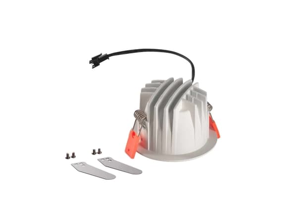 SLV NUMINOS, Innsunket spotlight, Ikke-utskiftbare pærer, 1 ampuller, LED, 2700 K, Hvit