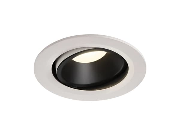 SLV Numinos Move DL L, Innsunket spotlight, 1 ampuller, LED, 25,41 W, 4000 K, Hvit