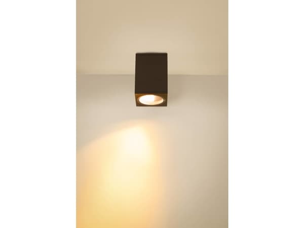SLV ENOLA SQUARE M, Vegglys, Antrasitt, Aluminium, IP65, Fasade, I