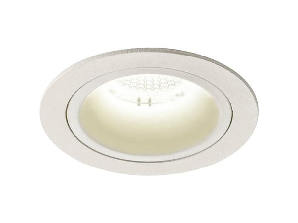 SLV NUMINOS DL M, Nedtryckbar spotlight, 1 lampor, LED, 4000 K, 1750 LM, Vit