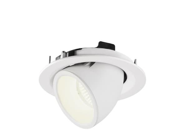 SLV NUMINOS GIMBLE M, Nedtryckbar spotlight, 1 lampor, 4000 K, 1750 LM, Vit