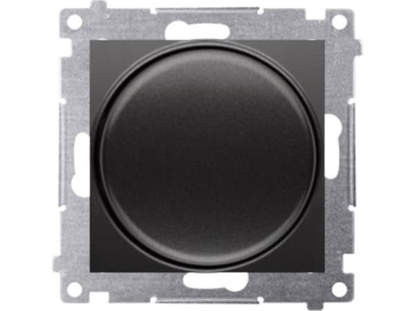 Kontakt-Simon Simon 54 Dimmer press/roterande (modul) 20-500 W svart matt DS9T.01/49