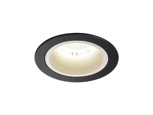 SLV NUMINOS DL M, 1 ampuller, Glødende, 4000 K, 1750 lm, IP20, IP44, Sort