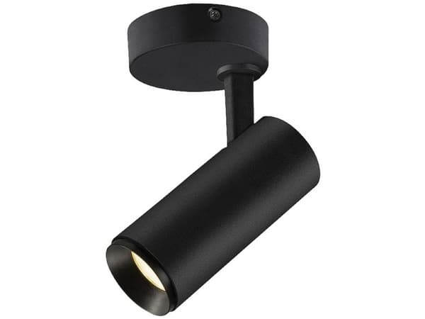 SLV Numinos Spot Phase S, 1 ampuller, LED, 2700 K, 980 lm, Sort
