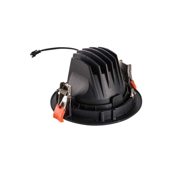 SLV Numinos Move DL L, Innsunket spotlight, 1 ampuller, 25,41 W, 4000 K, 2350 lm, Sort