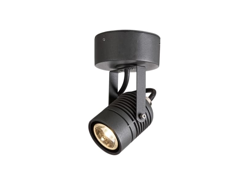 SLV LED SPOT SP, Punktbelysning för utomhusbruk, Antracit, Gjuten aluminium, IP55, Fasad, I