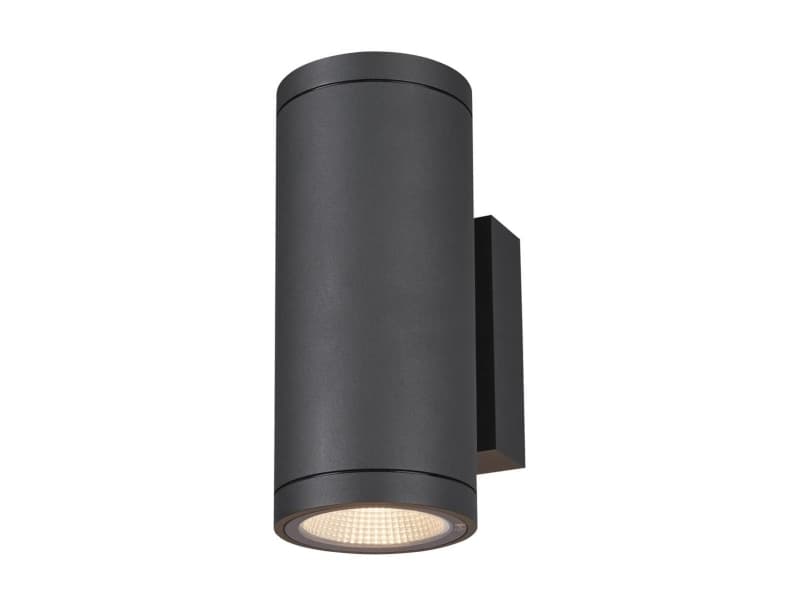 SLV Enola Round Up/Down M, Väggbelysning för utomhusbruk, Antracit, Gjuten aluminium, IP65, Fasad, Garage, Gata, I