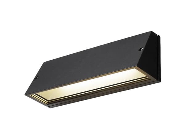 SLV Pema WL, Vegglys, Sort, Aluminium, IP65, Fasade, I