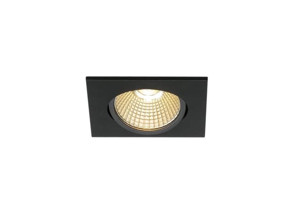 SLV NEW TRIA angular, Nedtryckbar spotlight, 1 lampor, LED, 430 LM, 220-240 V, Svart