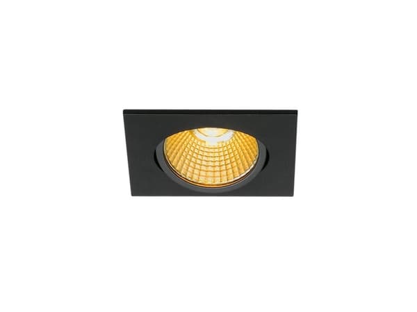 SLV NEW TRIA angular, Nedtryckbar spotlight, 1 lampor, LED, 430 LM, 220-240 V, Svart