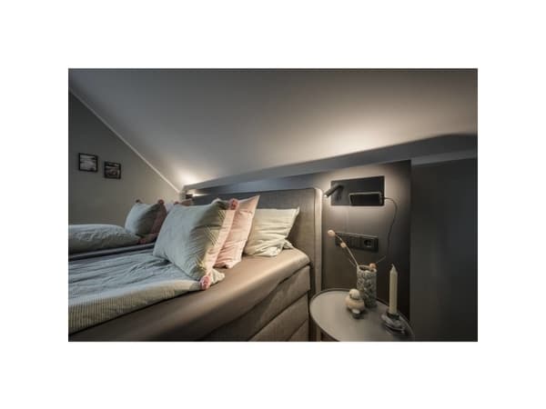 SLV Somnila Spot, Overflateegnet, 1 ampuller, 15 W, 3000 K, 490 lm, Sort