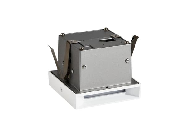 SLV Quad Frame 9, Innfelt, firkant, 1 ampuller, Hvit