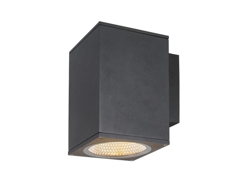 SLV Enola Square L, Utanpåliggande spotlight, 1 lampor, 36 W, 4000 K, 3700 LM, Antracit