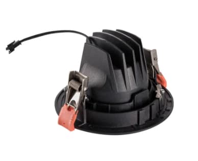SLV NUMINOS MOVE DL M, Nedtryckbar spotlight, 1 lampor, LED, 4000 K, 1750 LM, Svart