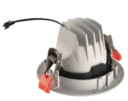 SLV NUMINOS MOVE DL M, Innsunket spotlight, 1 ampuller, LED, 3000 K, 1500 lm, Hvit