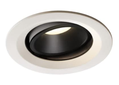 SLV NUMINOS MOVE DL M, Innsunket spotlight, 1 ampuller, LED, 4000 K, 1600 lm, Hvit