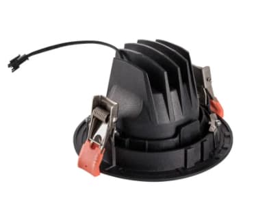 SLV NUMINOS MOVE DL M, Nedtryckbar spotlight, 1 lampor, LED, 2700 K, 1550 LM, Svart