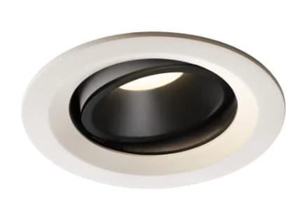 SLV NUMINOS MOVE DL M, Innsunket spotlight, 1 ampuller, LED, 4000 K, 1600 lm, Hvit