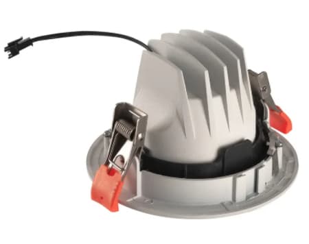 SLV NUMINOS MOVE DL M, Innsunket spotlight, 1 ampuller, LED, 3000 K, 1600 lm, Hvit