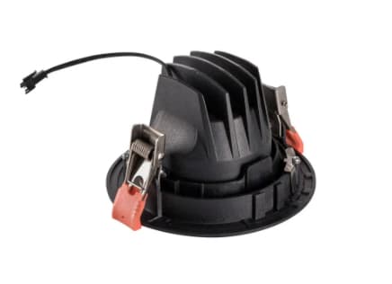 SLV NUMINOS MOVE DL M, Innsunket spotlight, 1 ampuller, LED, 4000 K, 1600 lm, Sort