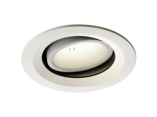 SLV Numinos Move DL M, Innsunket spotlight, 1 ampuller, LED, 4000 K, 1750 lm, Hvit
