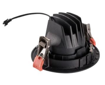 SLV NUMINOS MOVE DL M, Nedtryckbar spotlight, 1 lampor, LED, 2700 K, 1460 LM, Svart