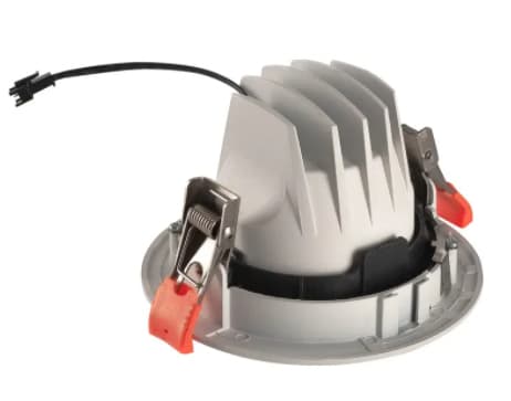 SLV NUMINOS MOVE DL M, Innsunket spotlight, 1 ampuller, LED, 3000 K, 1500 lm, Hvit