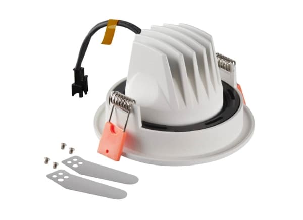 SLV 1005329, Indbygget lysplade, 1 pære(r ), LED, 8,6 W, 2700 K, Hvid