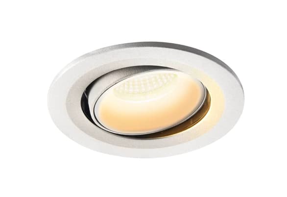 SLV 1005329, Indbygget lysplade, 1 pære(r ), LED, 8,6 W, 2700 K, Hvid