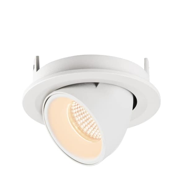 SLV Numinos Gimble S, Innsunket spotlight, LED, 720 lm, Hvit