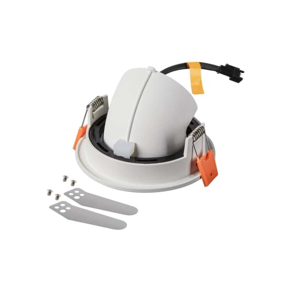 SLV Numinos Gimble S, Innsunket spotlight, LED, 720 lm, Hvit