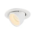 Miniatyrbilde 1 av 6: SLV Numinos Gimble S, Innsunket spotlight, LED, 730 lm, Hvit
