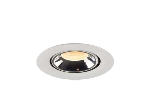 SLV NUMINOS GIMBLE XS, Innsunket spotlight, 1 ampuller, 3000 K, 730 lm, Hvit
