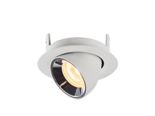 SLV NUMINOS GIMBLE XS, Innsunket spotlight, 1 ampuller, 3000 K, 730 lm, Hvit