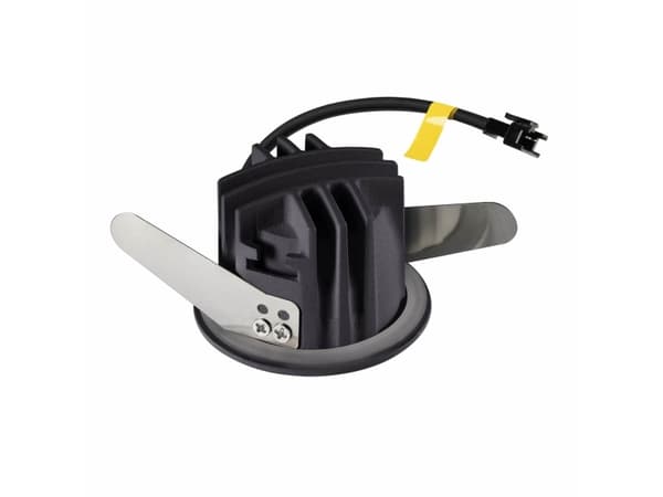 SLV NUMINOS XS, Innsunket spotlight, 1 ampuller, 7 W, 2700 K, 640 lm, Sort