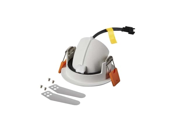 SLV Numinos Gimble XS, Innsunket spotlight, 1 ampuller, 7 W, 4000 K, 720 lm, Hvit