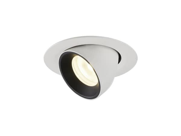 SLV Numinos Gimble XS, Innsunket spotlight, 1 ampuller, 7 W, 4000 K, 720 lm, Hvit