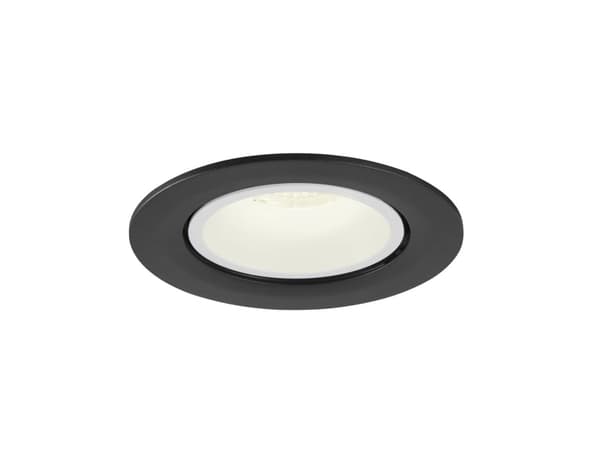 SLV Numinos Gimble L, Innsunket spotlight, 1 ampuller, 4000 K, 2450 lm, Sort